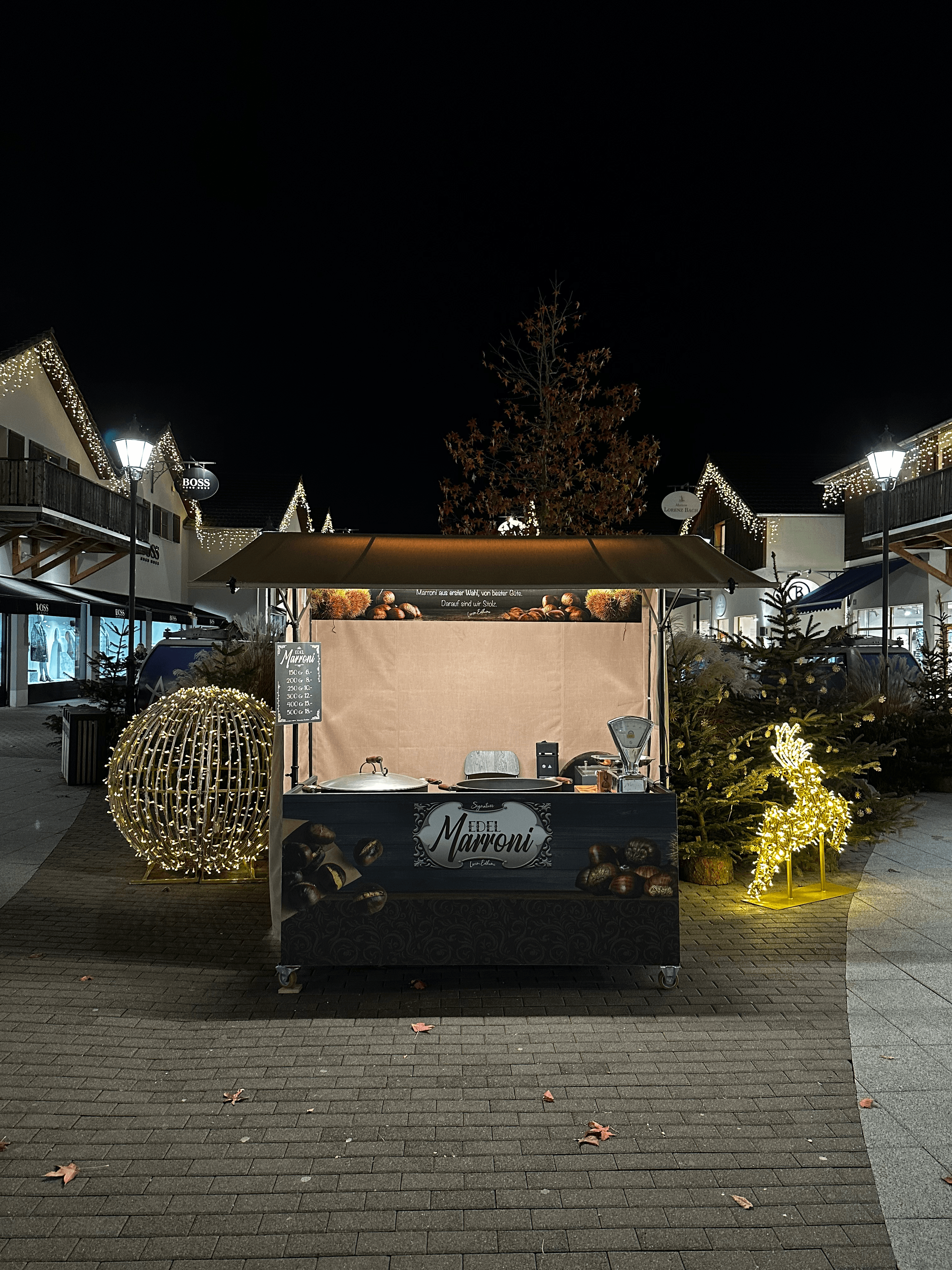 Marroni Stand Weihnachten